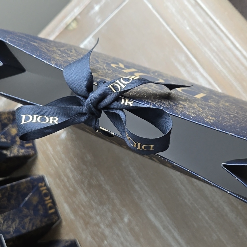 Dior Navy and Gold Gift Bag - Picture 5 of 5